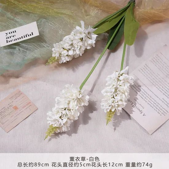 Lavender Handmade Beautiful Artificial Flowers Color Color Origin China Use Cleaning Package PVC Bag Material Plastic Model NO. - Image 4
