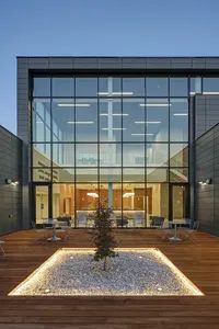 Heat Insulated Tempered Glass Curtain Wall Color Customized Thickness 1mm~3mm HS Code 7610900000 Usage Exterior Wall Trademark CAS Facade - Image 3