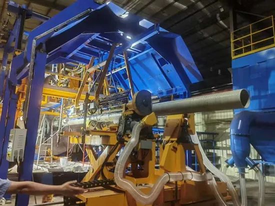 Contiuous Fiberglass Winding Machine Pipes Production Line / Filament Winding Machine for Main Irrigation Line, GRP Production Line for Composite Pipes Plant - Image 4