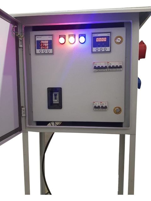 2 Way 440V Feeder Pillars Weight 60 Kg Voltage 440 V IP Rating IP65 Frequency 50 Hz Circuit Count 2 Phase Three Phase Material Mild - Image 1