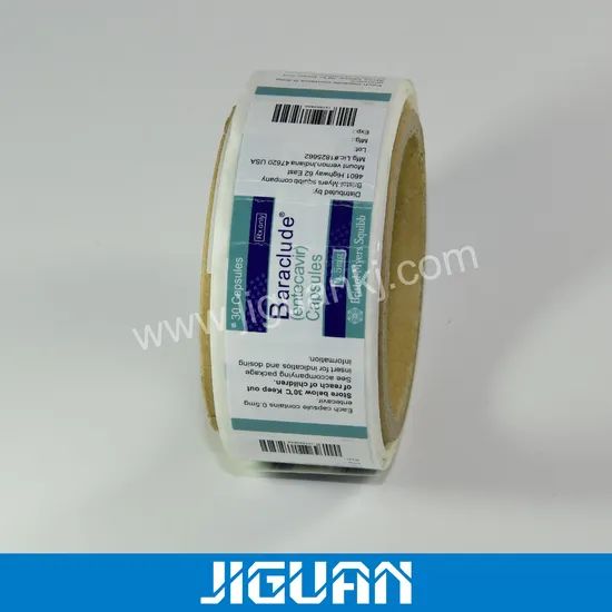 Packaging Adhesive Label Sticker Printing Model NO. Z0401060 Feature Waterproof HS Code 4821100000 Artwork Customized Trademark - Image 6