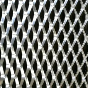 Silver Aluminum Metal Expanded Metal Mesh - Image 3