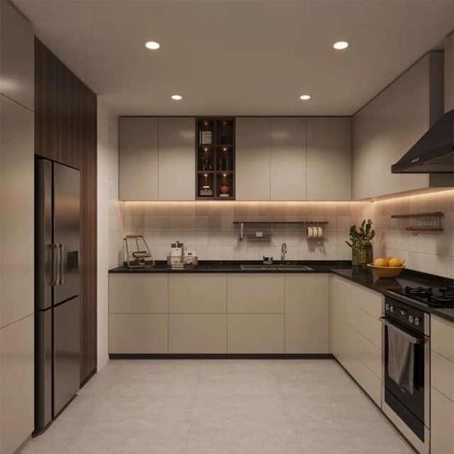 L Shape Modular Kitchen Designing Service - Image 2