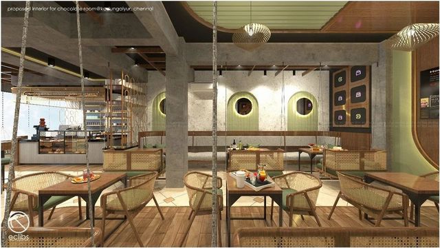 Cafe Interior Design Design Style Modern Target Segment Premium Cuisine Focus Cafe Menu Design Approach Modular Work Scope Concept - Image 1
