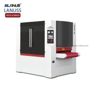 High-Accuracy Automatic Aluminum Deburring Machine with Siemens PLC Schneider VFD CE for Sheet Metal Grinding Patent Design - Image 1