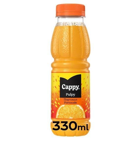 Cappy 100% Orange Juice with Pulp 330 ml order online - Image 1