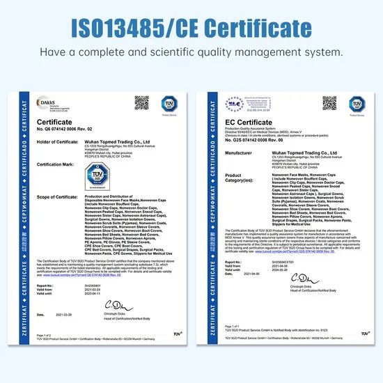 Disposable Dental Surgical Drape Pack Group Adult Origin Hubei, China Specification CE. IOS Transport Package by Sea Logo Printing With Logo - Image 5