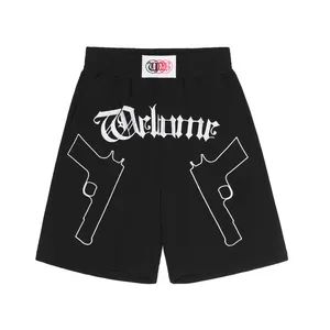 Custom Oversized Embroidery Cotton Basketball Shorts - Image 4