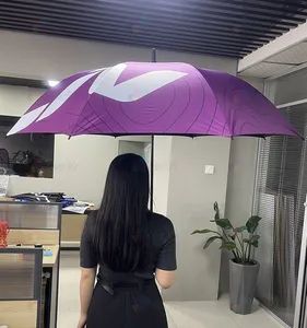 Custom Print LOGO and Graphic Promotion Advertising Golf Umbrellas - Image 6