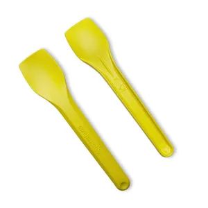 Biodegradable Cpla Small Spoons Custom Colors Ins Dessert Spoons Ice Cream Spoons - Image 2