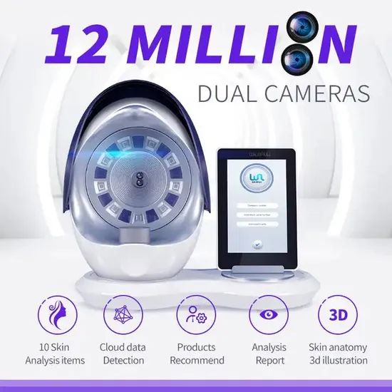 CE Approved Second Generation Skin Analyzer Machine Skin Tester Facial Skin Camera Analyzer - Image 1