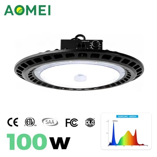 100W Dimmable Hydroponic Customization Full Spectrum UFO Indoor Plant LED Grow Light - Image 1