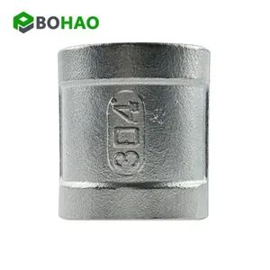 Quality Metal Products SS304 Female Thread 1/2'' Coupling Trademark YY Thread Type NPT HS Code 73072900 Connection - Image 1
