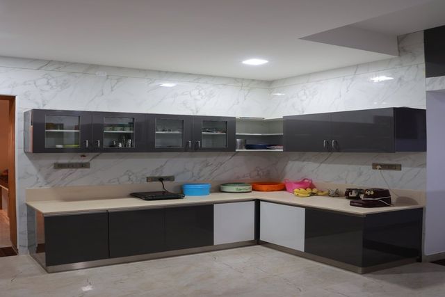 Commercial Kitchen Designers, Restaurant Interior Finishing Polished Brand Magical Designs Color Brown and White Work Done Wood Work & - Image 6