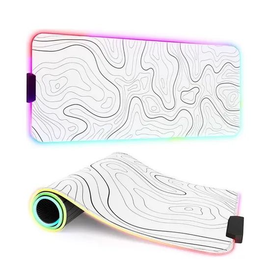 RGB Gaming Mouse Pad with Color Changing LED Lights - Image 1