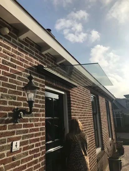 Glass Awning Support Fitting System Origin China Model NO. B1400 HS Code 76169990 Trademark REBOSS Color Transparent Sail Material Poly - Image 6