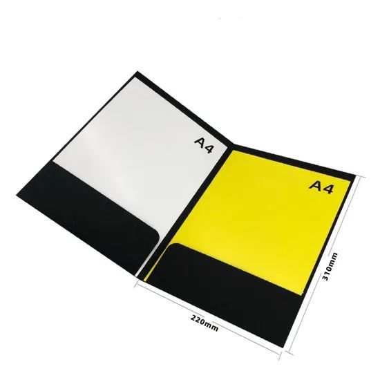 Custom Paper Folder with Pockets Dividers A4 Archiving Files Organizer Envelope Folders - Image 1