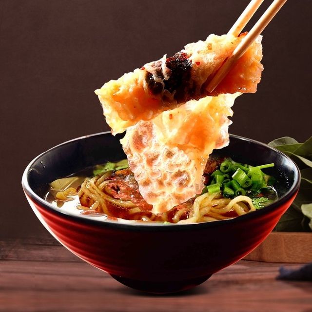 HACCP Certified Fried Tofu Skin Roll Fried Bean Curd Roll Deep Fried Soya Ring Roll - Image 5