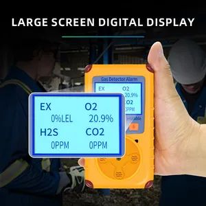 Advanced Quad Gas Monitor Four Sensor Multi Hazard Detection Gas CO2 MOQ 1 Set Origin China Brand Zhongan Model NO. - Image 5