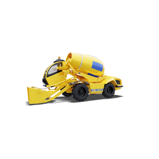 mobile concrete mixer stocked for sale with sturdy design for rough site conditions - Image 4