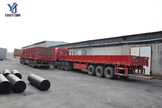 Good Quality Graphite Electrodes with Nipple Trademark YJ Origin Dezhou HS Code 85451100 Composition Carbon Model NO. - Image 2