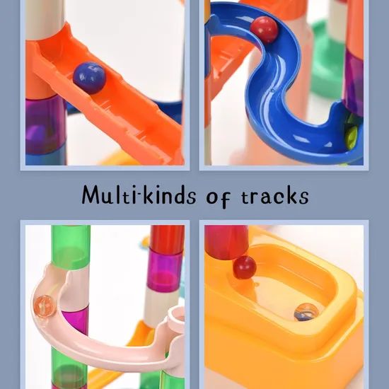 Track Building Block Set Construction Assembly Educational Toys for Kids - Image 2