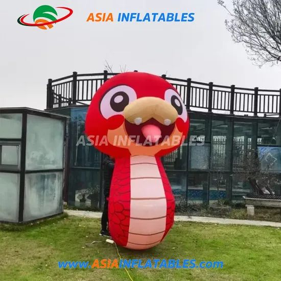 Inflatable New Year Snake Mascot High Giant Inflatable Cartoon Snake Street Decoration - Image 6