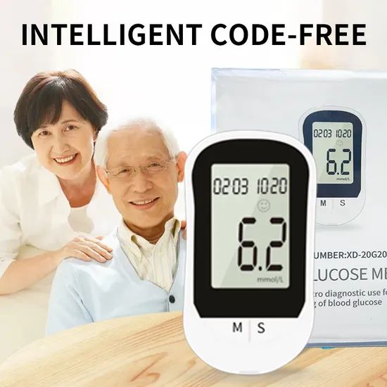 Portable Medical Glucometer Blood Glucose Meter Origin China Group Everyone Model NO. GB-6 HS Code 3923300000 Package Carton Box - Image 4