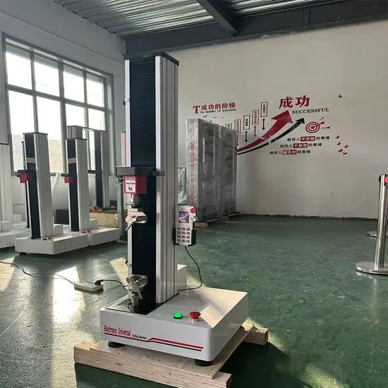 Desktop Single Column Digital Display Tensile Testing Machine Plastic Silicone Tensile Strength Testing Machine - Image 6