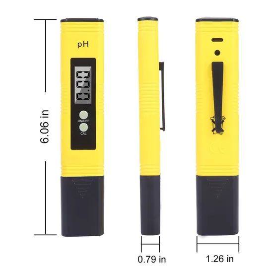 Bsk-pH Water Quality Tester Digital pH Meter Pen Style Origin Henan Display Digital Model NO. BSK-PH Accuracy ±0.01pH Resolution - Image 3