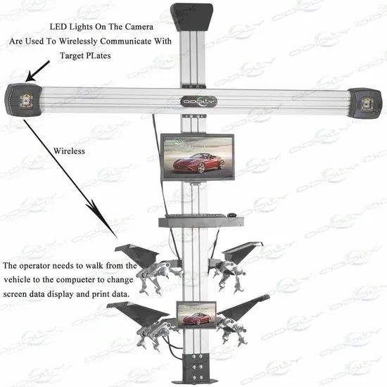 3D Wheel Alignment Camera with Oy32 Software Weight 12kg Condition New HS Code 903180 Trademark ODDLY Model NO. OY-X3A Standard - Image 3