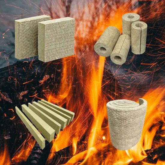 Non-Combustible Insulation Rock Wool Mineral Insulation MOQ 1PC Color Yellow Origin China Material Basalt HS Code - Image 1