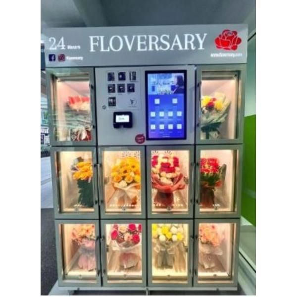 24 Hour Flower Vending Machine Automatic Fresh Flower Bouquet Dispenser Smart Self Service Retail Kiosk - Image 3