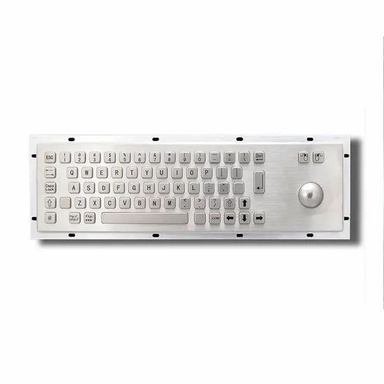 Custom IP65 Metal Computer Keyboard with Trackball Mechanical Keyboard ...