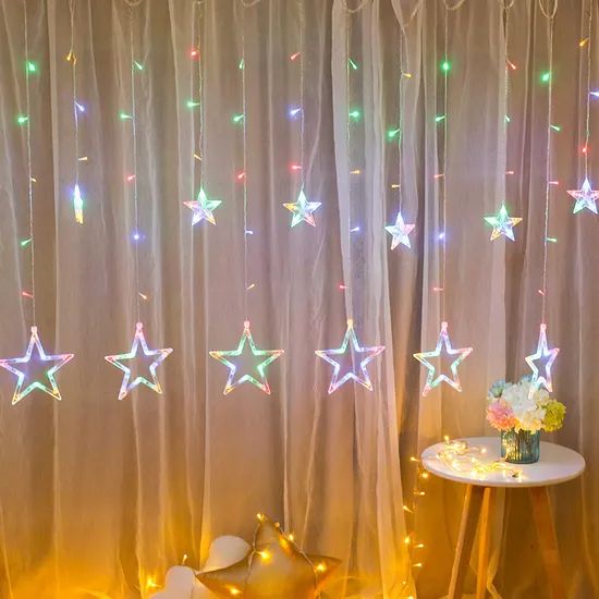 Star & Moon Light Strip Ambient Soft Warm LED Decorative Light String - Image 2
