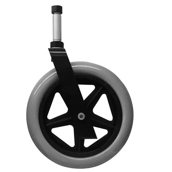 Wheelchair Plastic Accessories Fixed Front Fork for Wheel Size 24 Origin China Design Popular OEM Acceptaple Front Wheel 8*2 - Image 4
