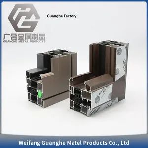 Custom Doors Windows 6063/6061 90Series T3-T8 Powder Coating Silver 1Y CE ISO SGS GH - Image 1