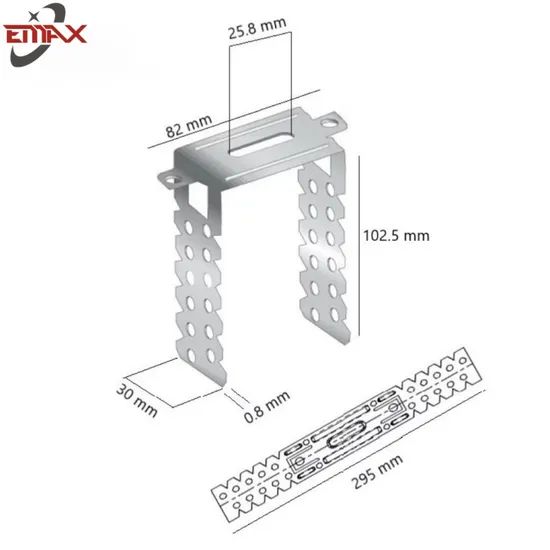 Suspended Ceiling Clips U Clamp Secure Holding Straight Hanger - Image 6