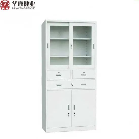 Stainless Steel Storage Cabinet Hospital Medical Cupboard Double Doors ...