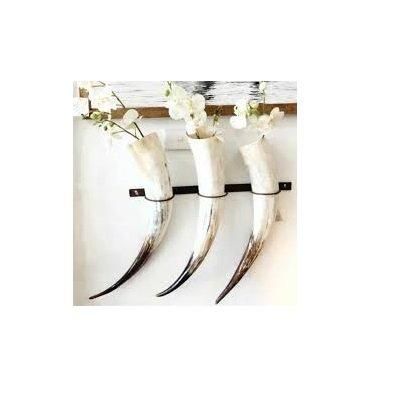 Modern design buffalo horn flower vase Custom Creative Modern horn Flower Vase For Home Decor Indoor - Image 4