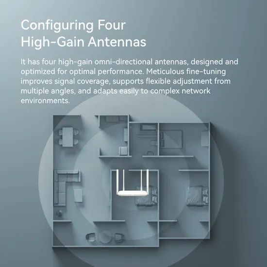 Ultimate Long Range Wi-Fi Router with 4 Powerful Antennas Ports 5 Origin Shenzhen Network Internet Trademark LB-LINK Firewall - Image 4