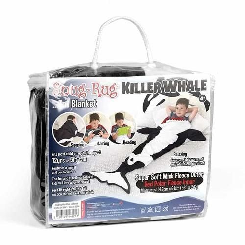Snug Rug Kids Killer Whale Tail Blanket - Image 1