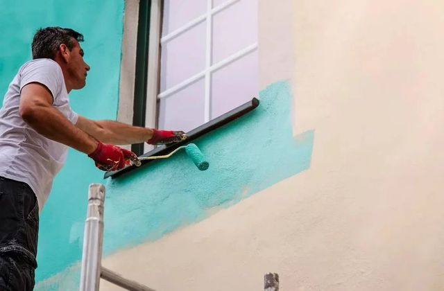 Exterior Painting Service Durability High Durability Damage Repair Repair Damaged Areas Aesthetic Outcome Enhances Curb - Image 2