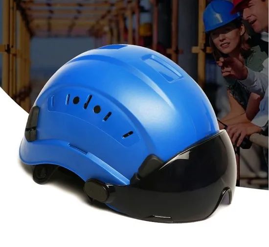 ABS Construction Hard Hat for Climbing Riding Outdoor Rescue Safety Helmets with Goggles - Image 6