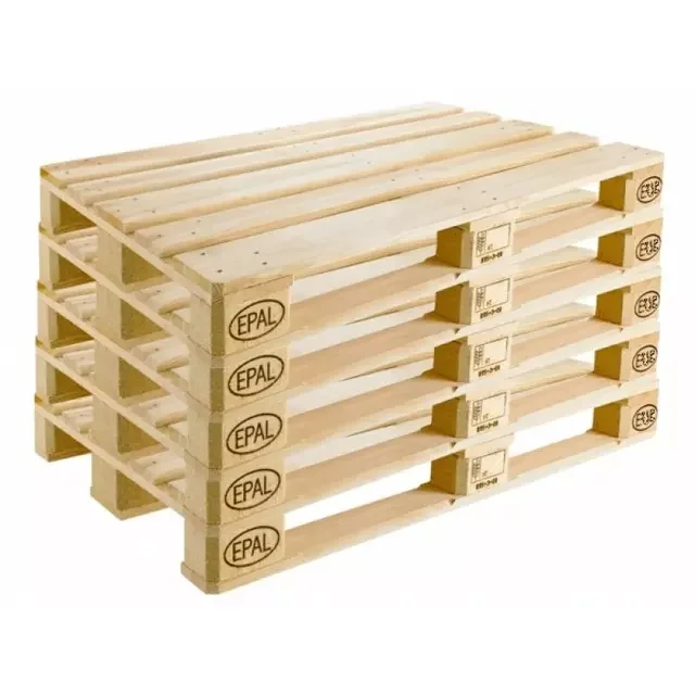 Epal Wooden Pallet Top Grade Standard Euro Double Faced 2-Way Entry 1200 X 800 European Wood Pallets - Image 2