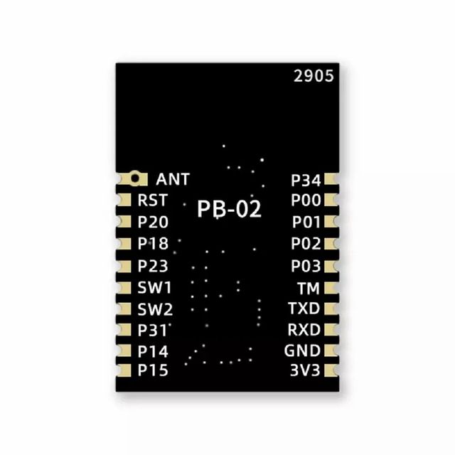 Fr4 Pcb PB02 AI Thinker Bluetooth Module, Mounting Type: Smd Rtc Code 00 Brand AI Thinker Material FR4 PCB Model Number - Image 2