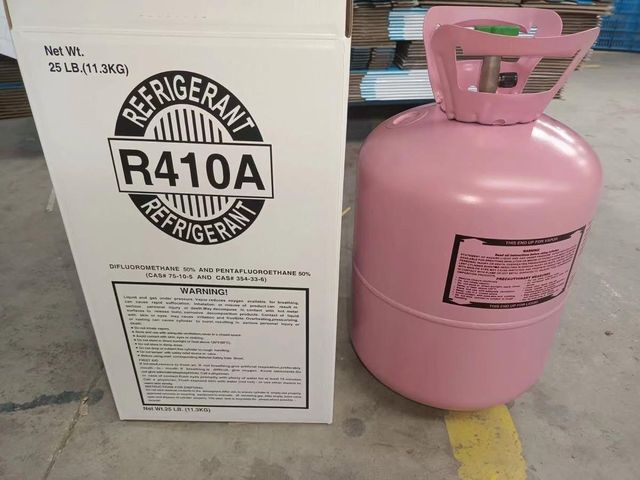 refrigerant gas 410A R404A R407A R507A Grade 99.99% Type R410 refrigerant gas Delivery Coverage Worldwide Brand Name Freon refrigerant gas - Image 1