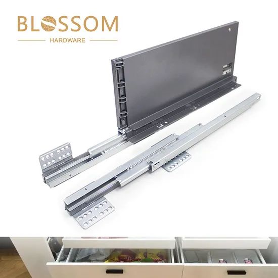 Soft Closing Undermount Drawer Slides Slim Drawer Box - Image 4