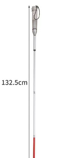 Foldable Aluminum Crutches Adjustable Disabled Crutches Guiding Cane - Image 3