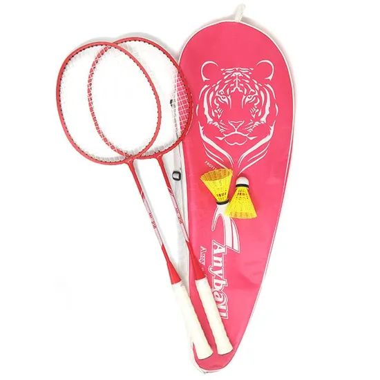 Cheap Price Model 216 Steel Alloy Badminton Racket Pair 2PCS Racquets Badminton with Full Cover Bag Multi Colors - Image 4